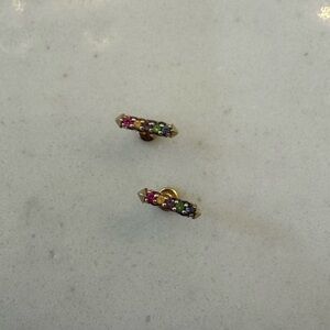 Kendra Scott Multicolor Stud 14k gold Earrings